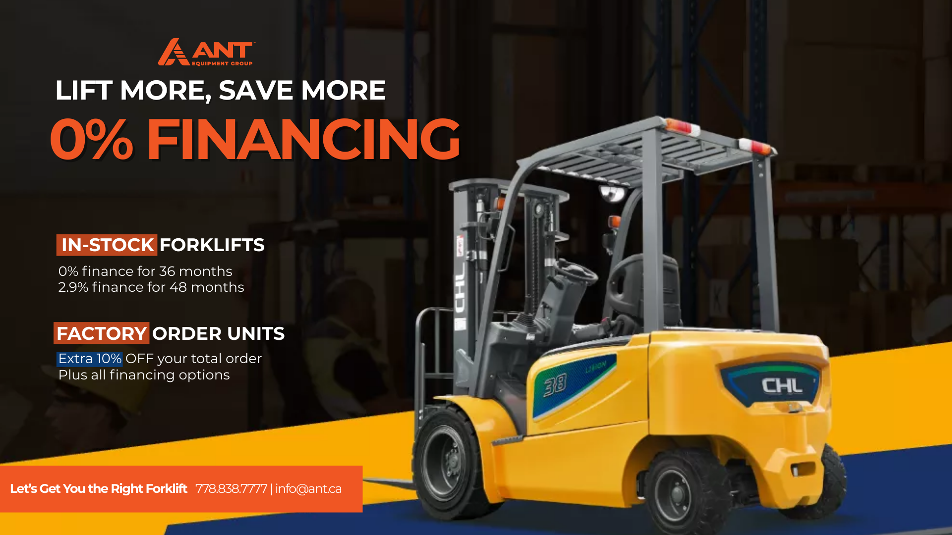 ANT equipment promotion